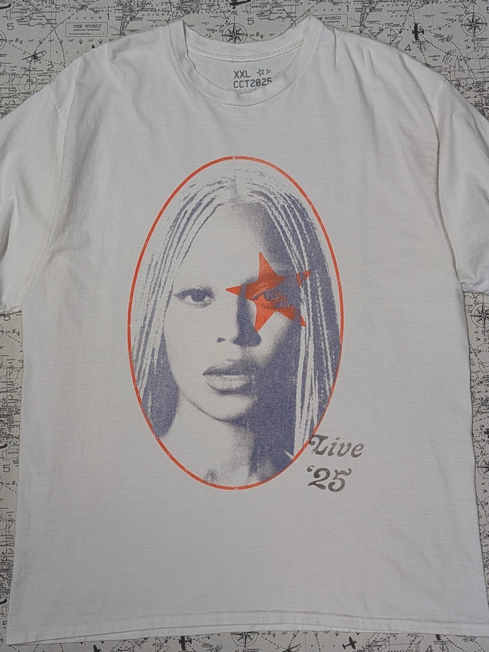 Official Beyoncé Cowboy Carter Live ‘25 Tour Graphic T-Shirt XXL